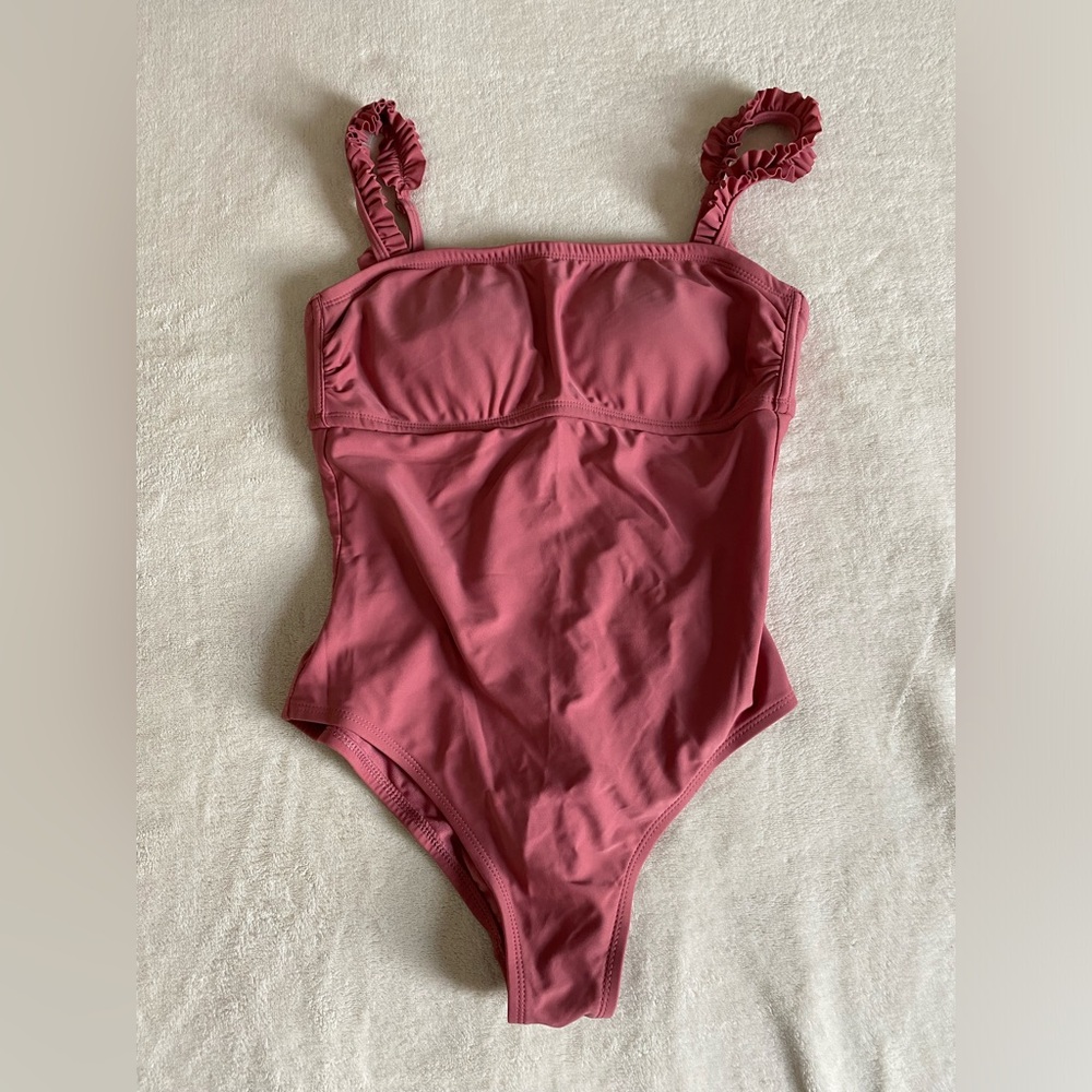 Kona Sol Kids One-Piece Swimsuit in Rose